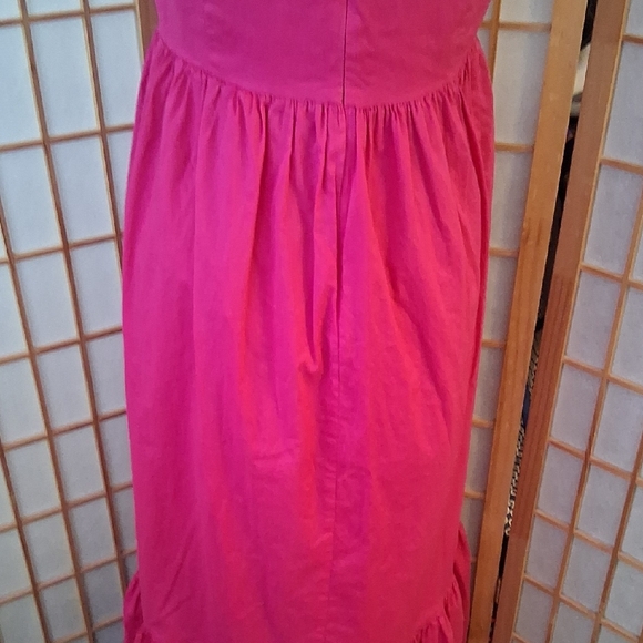 Express Pink Ruffled  Dress - Picture 8 of 16